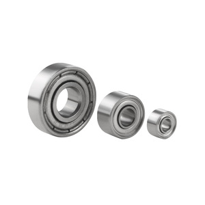Rodamientos rígidos de bolas 5x10x4 mm de acero cromado P0 métricos para ventiladores de refrigeración - Product Image 1