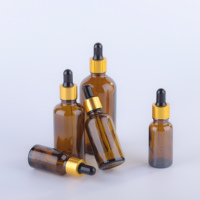 Flacon compte-gouttes en verre ambré premium vide de 5 ml, 10 ml, 30 ml pour huiles essentielles, cosmétiques, sérum de soin de la peau, huile corporelle avec bouchon compte-gouttes
