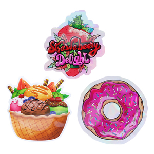 Bolsas de Mylar Personalizadas de 3.5, Acabado Mate Bopp, Laminadas, Sellado de Tres Lados, Holográficas, Reciclables, de Grado Alimenticio, para Alimentos para Mascotas - Product Image 1