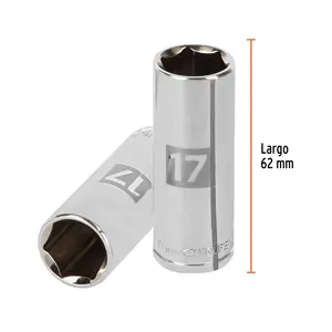 BOX 6 Douille longue de 17 mm, 6 points, entraînement 3/8 po, TRUPER - Product Image 3