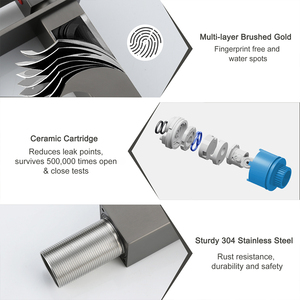 Vòi Nước Một Tay Cầm Cho Bồn Rửa Phòng Tắm Vòi Nước Nóng Lạnh Bồn Rửa Phòng Tắm Vòi Nước Trang Điểm Phòng Tắm - Product Image 4