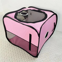 Cage de transport pliable pour animaux de compagnie, écologique, avec fonction anti-perte de poils, pour la maison et les voyages