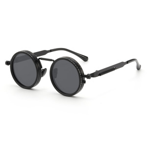 Lunettes de soleil de luxe polarisées HUANG KAI, nouvelle collection, tendance, protection UV400, monture large rétro, pour femmes et hommes, idéales pour les fêtes - Product Image 5