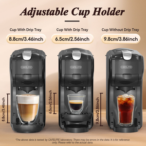 Elegante Cafetera Eléctrica Automática Multifuncional 3 en 1 de Plástico con Bomba de 20 Bares de Presión para Cápsulas Nes* y DG* - Product Image 2