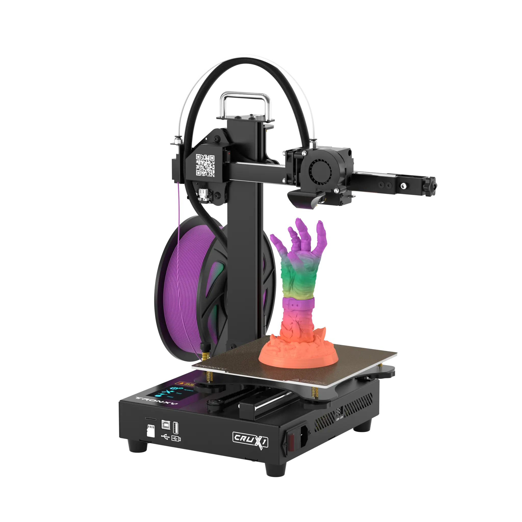 Easy-to-assemble toy 3d printer child desktop Crux 1 direct extruder 3d printer for person