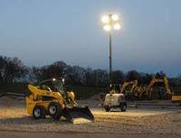 Tour d'éclairage à ballon 200W 1000W, projecteur LED portable sur trépied, mât télescopique 6M pour éclairage temporaire de chantier et d'événements