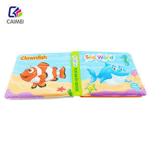 Libro de esponja de juguetes educativos no tóxicos personalizados para niños, libro de baño de bebé a prueba de agua, libro suave para bebés - Product Image 6