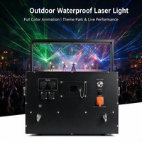Projecteur laser RGB 60W pour extérieur, étanche IP65, éclairage de scène DMX512/FB4/activation sonore, contrôle par application, alliage d'aluminium