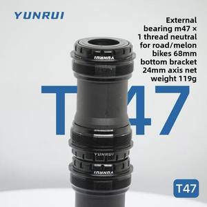 Véritable YUNRUI/T47 Aluminium Essieu avant <span class=keywords><strong>Filetage</strong></span> Peilin 68/86 24mm Brillant Haute Vitesse Highway Mountain Bearing - Product Image 4