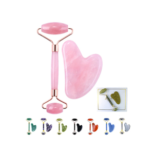 <span class=keywords><strong>Rodillo</strong></span> facial y juego Gua Sha <span class=keywords><strong>para</strong></span> <span class=keywords><strong>la</strong></span> hinchazón y el enrojecimiento Reducción <span class=keywords><strong>de</strong></span> <span class=keywords><strong>la</strong></span> rutina <span class=keywords><strong>de</strong></span> cuidado <span class=keywords><strong>de</strong></span> <span class=keywords><strong>la</strong></span> piel Gua Sha Jade Roller Herramientas faciales - Product Image 1