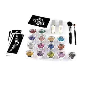 Divers modèles d'autocollants de tatouage temporaire Set Party Children's Body Paint Glitter <span class=keywords><strong>Tattoo</strong></span> for Daily Life Decoration - Product Image 1