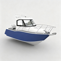 Bateau de pêche de luxe en aluminium Profisher de 6,85 m, prix d'usine, qualité marine 5083 H116, Australie, à vendre
