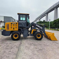 Chargeuse sur pneus compacte de 1300 kg, 1 tonne, 1,5 tonne, 2 tonnes, 3 tonnes, prix d'usine en Chine, à vendre