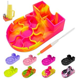 Estante de secado de silicona suave para vasos Stanley y biberones, soporte portátil de viaje para secar vasos - Product Image 1