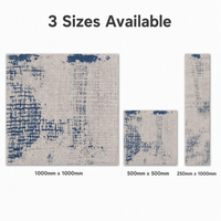 Alfombra Modular de Nailon de Grado Comercial con Diseño Azul Glitch para Espacios Compartidos y Pisos de Alto Tráfico en Espacios Públicos