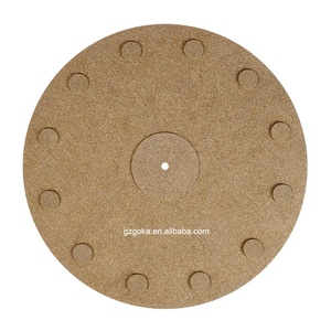 Accesorios de <span class=keywords><strong>vinilo</strong></span> al por mayor de alta calidad Alfombrilla antideslizante LP de corcho y goma de 12 pulgadas con discos de aislamiento - Product Image 1
