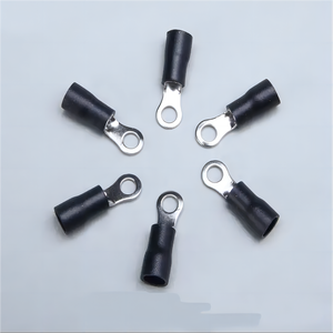 Terminales de Anillo Aislados Prensados en Frío, Conectores de Cuchara de Cobre Estañado para Terminación de Cables Eléctricos Automotrices - Product Image 5