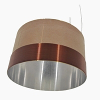 Bobine de phase pour haut-parleur passif Yicheng 75,5 mm ASV de haute qualité, résistante aux hautes températures, 50-100W