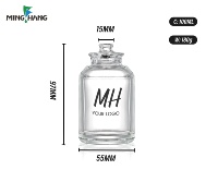 Flacon de parfum en verre de haute qualité, rechargeable avec atomiseur, votre logo OEM ODM, impression sur soie, vente en gros