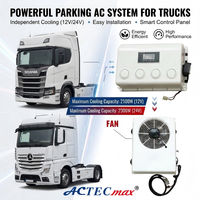 Système de climatisation de cabine ACTECmax pour batterie 12V 24V, climatiseur de toit intégré pour voiture, camping-car, camion. Référence AC.161.078.
