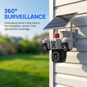 Cámara WiFi de Triple Lente 3MP OEM ODM Directo de Fábrica, Aplicación OKAM, <span class=keywords><strong>Seguimiento</strong></span> Humano con IA, Visión Nocturna a Todo Color, Bajo Precio - Product Image 6