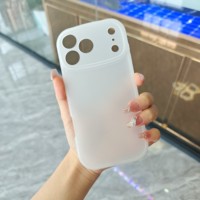 Nouvelle conception, style tendance, coque arrière antichoc en TPU souple, marque PRT, 4 couleurs, étui de téléphone pour 17ProMax/15 Pro Max/13/12