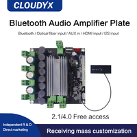 Amplificateur audio de classe D pour home cinéma Cloudyx 480W 4 canaux avec BT 5.0 pour systèmes de subwoofer/haut-parleurs