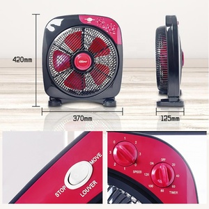Bán Chạy Quạt Hộp Vuông Làm Mát Gió Mạnh <span class=keywords><strong>16</strong></span> Inch Quạt Hộp Phụ Kiện Làm Mát Không Khí Cầm Tay Mini Không Gian Cá Nhân Quạt Hộp - Product Image 4