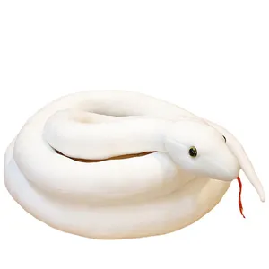 슈퍼 현실적인 사진 촬영 소품 시뮬레이션 뱀 녹색 뱀 흰색 뱀 봉제 장난감