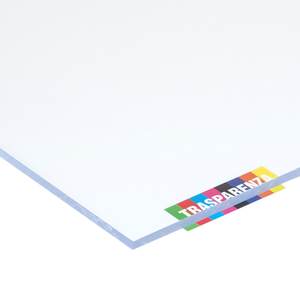 VERRE SYNTHÉTIQUE LISSE TRANSPARENT 1000x500mm-épaisseur 2 mm - Product Image 2