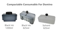 Penjualan langsung dari pabrik IC-270BK tinta Domino kompatibel IC-236BK IC-292BK IC-291BK 0,825l untuk Printer Inkjet Domino Cij