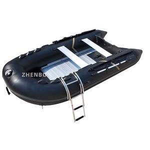 Bateau pneumatique ZB360 ZHENBO avec plancher en aluminium, matériau PVC HYPALON, capacité <span class=keywords><strong>de</strong></span> 6 personnes, design pliable pour la pêche en plein air - Product Image 5