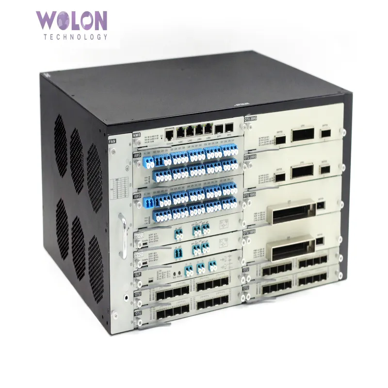 10 г/100 г CWDM DWDM оптическая транспондерная платформа 5U стойка для центра обработки данных, оборудование для передачи данных для сетей 3G/4G