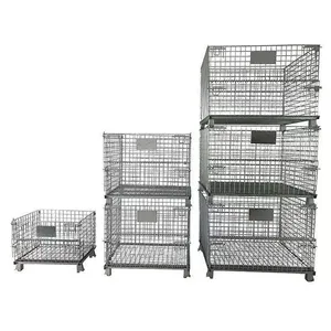 Groothandel Opvouwbare Draadcontainer Zwaar Voor Opslagtransport - Product Image 3
