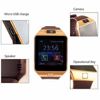 Montre connectée DZ09 en gros avec carte SIM, smartphone 2G, appareil photo, vidéo, appels Bluetooth, Wi-Fi, Reloj Inteligente, montre intelligente Bluetooth