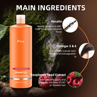 Perawatan Keratin 1000ml sampo pelindung warna bebas Gluten perbaikan Herbal nutrisi sampo pembersih lembut