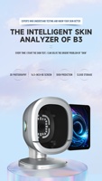 Analyseur de peau intelligent Moji B3 pour le commerce transfrontalier, détecteur à huit spectres, analyse faciale, testeur de cuir chevelu