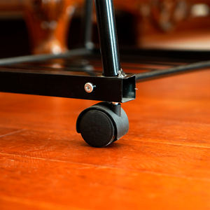 Miroir sur pied au design moderne et minimaliste avec cadre en aluminium et fonction de rangement, miroir de <span class=keywords><strong>dressing</strong></span> mobile - Product Image 4