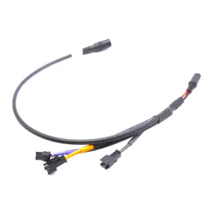Customized Splitter SM2.5 male and female DC 5.5*2.1MM male to female connector custom wire harness and cable assembly