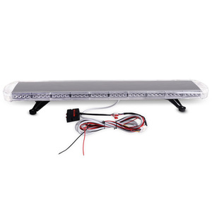 Barra de Luces Estroboscópicas <span class=keywords><strong>CIGO</strong></span> LED-740-10, 102 LED, 1.2M de Largo, Nueva, Soporte de Aleación de Aluminio, Luz de Advertencia Roja y Blanca Intermitente, DC12-24V - Product Image 1