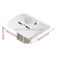 Avantage compétitif 16A Allemagne Type Prise avec double chargement USB