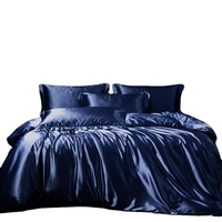 Parures de lit de luxe en soie 100% soie de mûrier 22 Momme, draps-housses