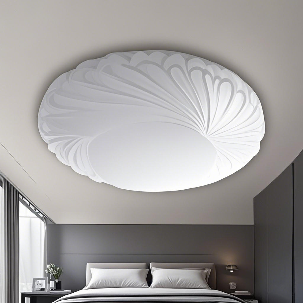 High Quality Contemporary Flower Surface Mounted LED Ceiling Lamp IP20 Protection 6500K Color Temperature 50000 Hours Lifespan
