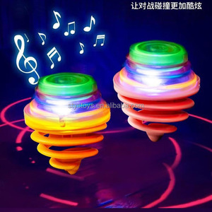 LED Gyro Peg <strong>Tops</strong> Flashing Spinning Toys with LED Lights Glow in the Dark Plastic <strong>Spin</strong> Toys for Kids - Product Image 3