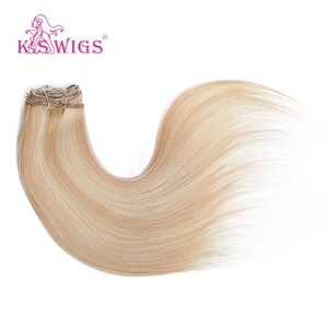 Extensions de cheveux naturels chinois Remy 100 % en gros, à clipser, cuticules alignées, double épaisseur, doux, sans perte, couleur foncée, lisses naturels. - Product Image 3