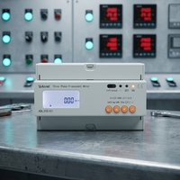 Medidor de Energía Prepago Inteligente Trifásico ADL300-EYNK/F4GHW para Riel DIN, Inalámbrico 4G, Multitarifa para Edificios