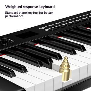 TERENCE TS-02 Clavier de piano numérique pliable 61 touches, best-seller, avec haut-parleur intégré, rechargeable et léger, compatible MIDI - Product Image 2