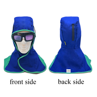 Cagoule respirante capuche ignifuge cou épaule drapé doublure Protection de la tête soudeurs soudage capot FR casque doublure