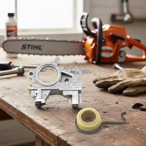 Compatibile con Stihl MS361 MS341: Set Pompa Olio e Molla a Spirale per Motoseghe - Product Image 3