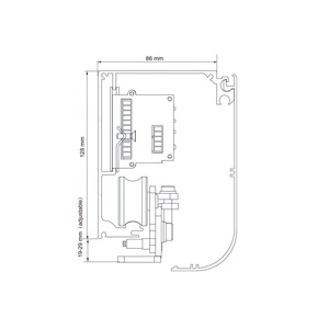 Yoursensor YSD100F Cửa Trượt Tự Động Mở Cửa Kính Thương Mại - Product Image 5